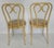 Mid 20th Century Set of Four Douglas Furniture Thonet Style Faux Bentwood Metal & Vinyl Upholstered Chairs For Sale - Image 4 of 12