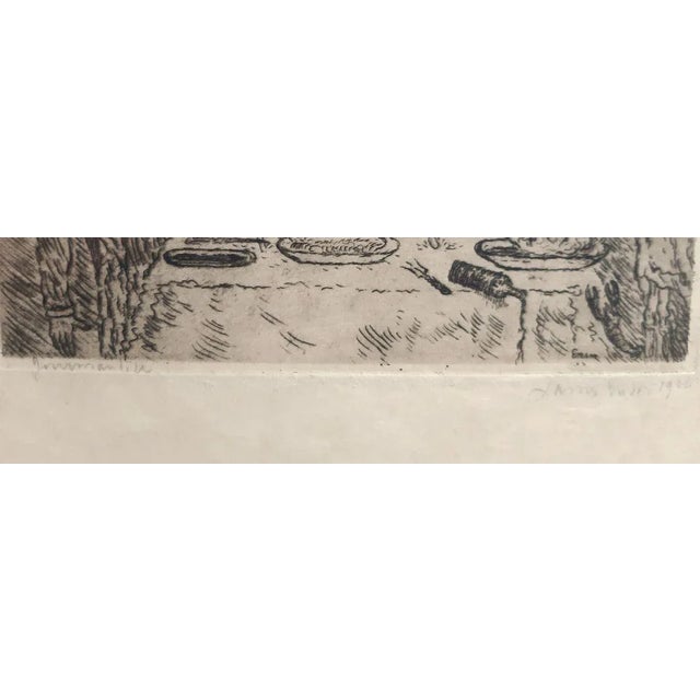 La Gourmandise - Original Etching by James Ensor - 1904 1904 For Sale - Image 3 of 4