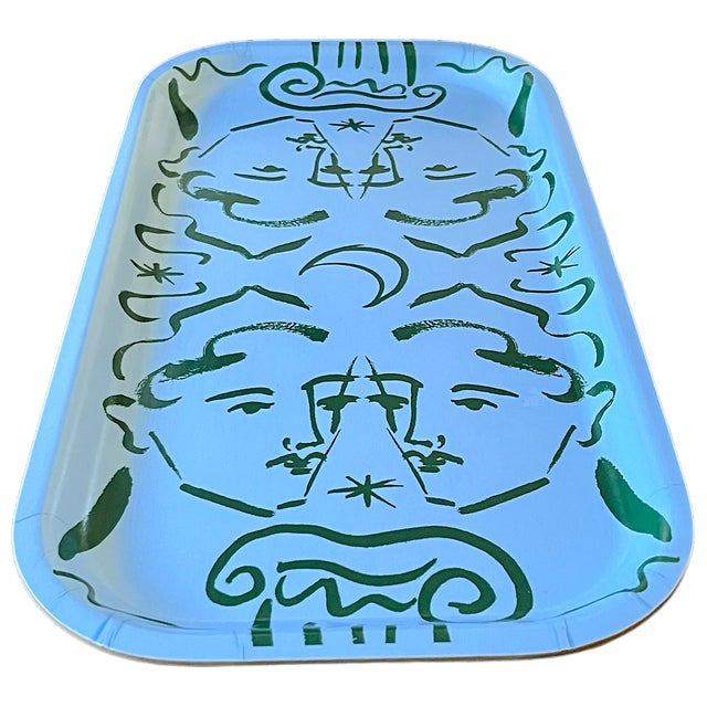 A striking fusion of classical mythology and contemporary whimsy, this **Endymion serving tray**, designed by celebrated...