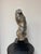 Vintage Abstract Bronze Male Torso Sculpture on Black Wood Plinth For Sale - Image 4 of 6
