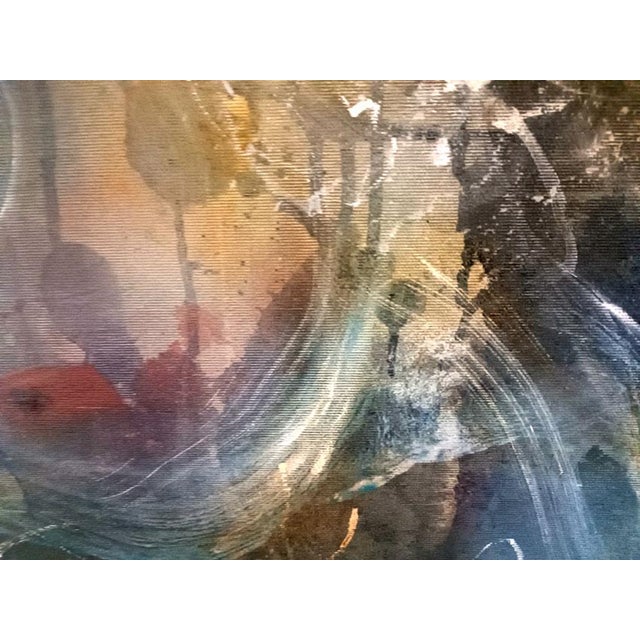 Ovidiu Kloska, The Nocturnal Hour of Violent Blooming, Mixed on Canvas For Sale - Image 12 of 13