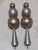 2000 - 2009 Custom Showhouse Heavy Metal 10" Tall Solid Designer Rods/Finials Gold and Silver - 4 Available For Sale - Image 5 of 5