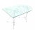 Vintage Mid Century Pattern-Top Art Glass Dining Table For Sale - Image 6 of 10