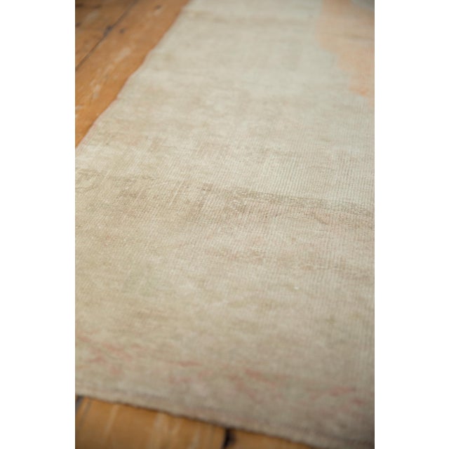 Old New House Vintage Distressed Oushak Rug Runner - 3'11" x 8'3" For Sale - Image 4 of 9