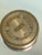 1940s Vintage 1940s Coty Sub Deb Rouge Air Spun Gold Tone Compact For Sale - Image 5 of 8
