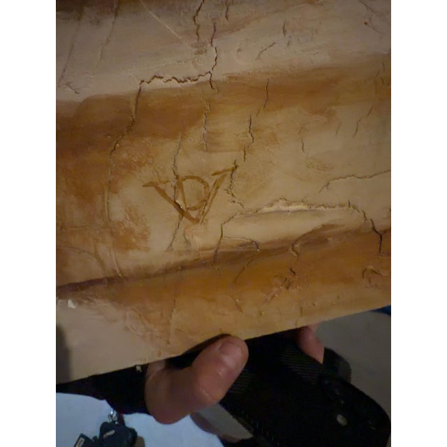 Traditional Late 20th Century John J. DeVlieger “Tuscany Vista” Trompe L’Oeil Landscape Painting For Sale - Image 3 of 4
