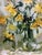 Still Life Yellow Flowers Watercolor Painting Viktor Mikhailichenko For Sale - Image 4 of 7