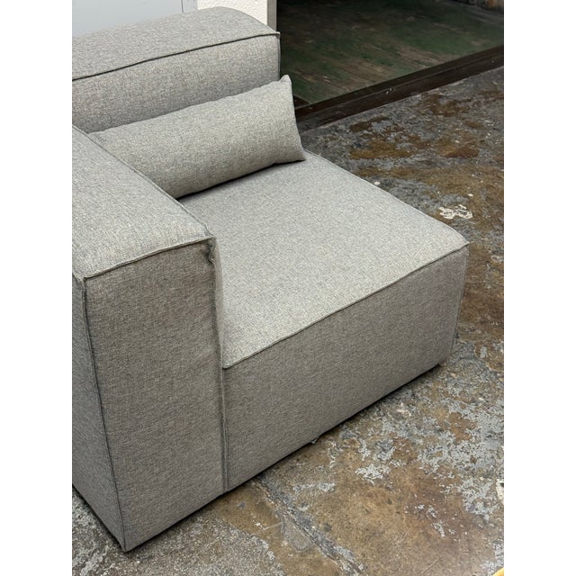 Textile Gus Modern Mix Corner Chair For Sale - Image 7 of 12