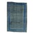 Vintage Gabbeh Blue Wool Tribal Hand-Knotted Area Rug - 7’8” X 11’6” For Sale
