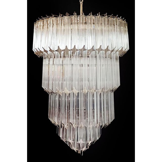 Vintage Murano Glass Chandelier, 1980 For Sale - Image 6 of 18
