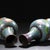 Metal Pair of Vintage Chinese Cloisonné "Lotus" Appreciation Vases - 1100g For Sale - Image 7 of 9