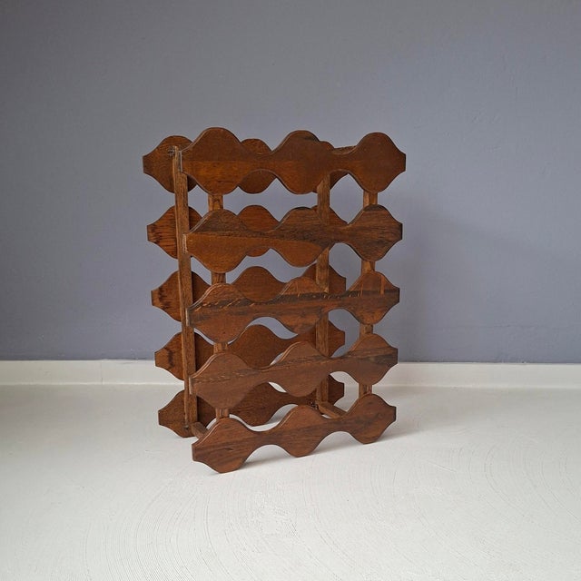 1960s Wooden Wine Rack, 1950s-1960s For Sale - Image 5 of 6