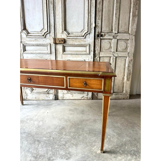 20th-Century Directoire Flat Desk, 1970s For Sale - Image 9 of 13