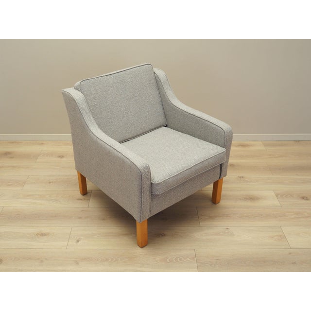 Danish Beech Armchair, 1970s For Sale - Image 12 of 18