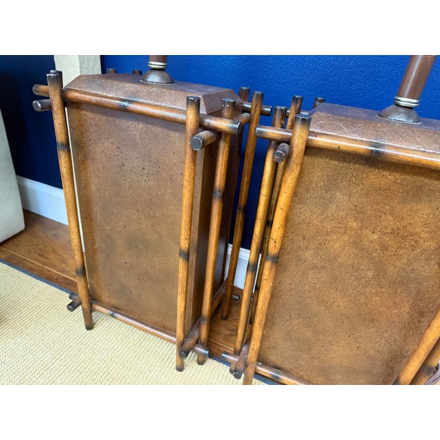 Palecek Fabulous Palecek Vintage Bamboo Table Lamps, 2009, a Pair For Sale - Image 4 of 6