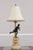 Figurative Antique French Empire Figural Bronze & Marble Figural Lamps - a Pair For Sale - Image 3 of 18