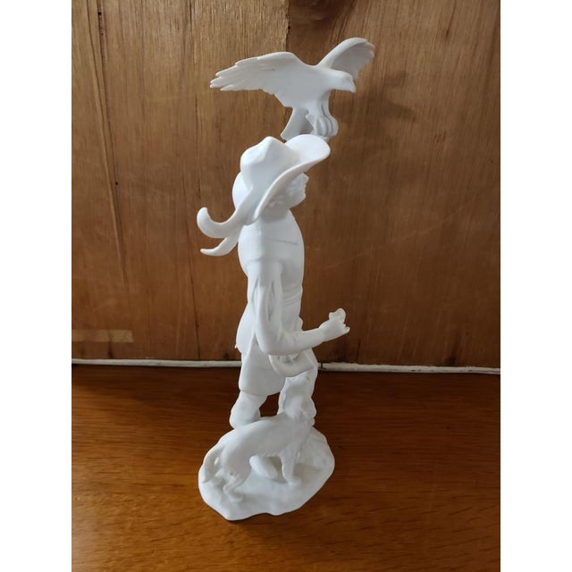 This is a Kaiser Porcelain Golden Crown Sculpture Figurine "Falconer With Dog" Signed C. Bochmann. It measures 10 1/2"...