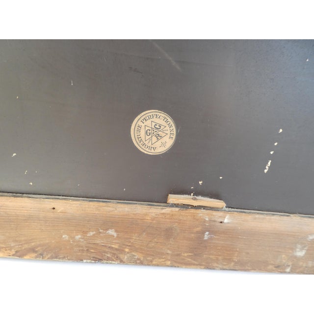 Antique French Louis Philippe Gilded Arched Mantle Mirror, 19th Century For Sale - Image 11 of 13