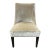 Blue and Ivory Diamond Chair For Sale