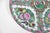 Ceramic Hand Painted Chinese Famille Rose Medallion 10” Plate For Sale - Image 7 of 7