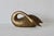 1970s Stylized Brass Swan Sculpture Patina Mid Century Hollywood Regency For Sale In Miami - Image 6 of 10