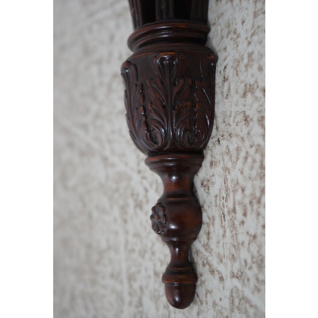 Regency Mahogany Carved Wall Shelf For Sale In Philadelphia - Image 6 of 8