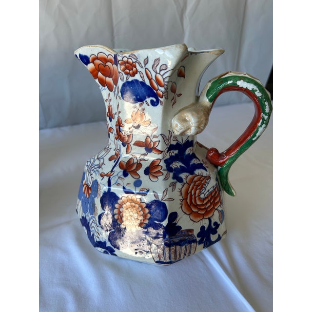 Set of Six Mason’s Ironstone Graduated Jugs in Imari Palette, 19th Century For Sale - Image 15 of 17
