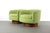 Mid-Century Modern Swiveling Barrel Chairs Attributed to Milo Baughman in Original Green - a Pair For Sale - Image 3 of 7