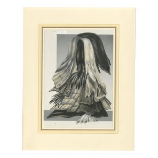 After Ferdinand-Léon Ménétrier, Fashion Design of Fur Pelts and Trimmings, 1910, Watercolor and Gouache on Cardboard For Sale