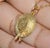 Gold Vintage Italian 18k Solid Gold Venetian Gondolier Straw Hat Charm Pendant For Sale - Image 8 of 8