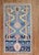 Blue Vintage Turkish Snake Pattern Rug - 3'5" x 5'7" For Sale - Image 8 of 18