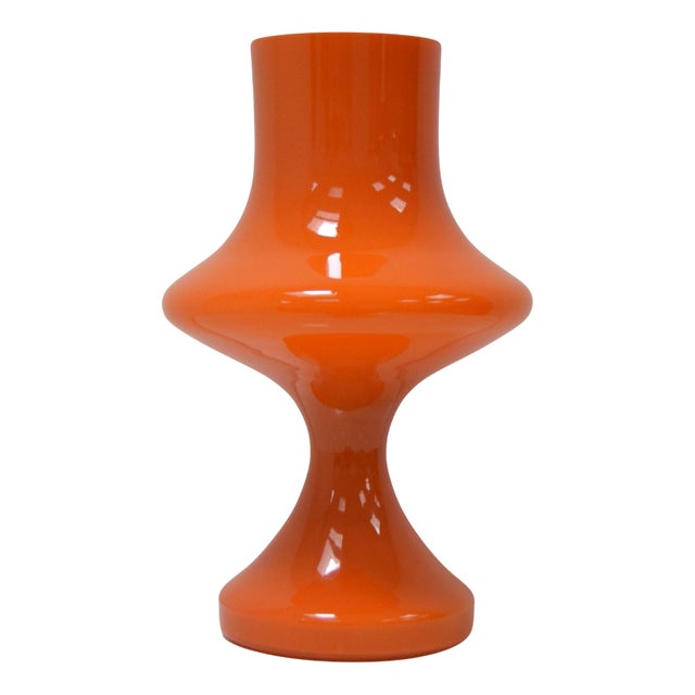 Large Glass Table Lamp attributed to Stepan Tabery for Opp Jihlava, 1970s For Sale