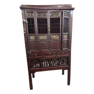 Antique Chinese Kitchen Cabinet For Sale