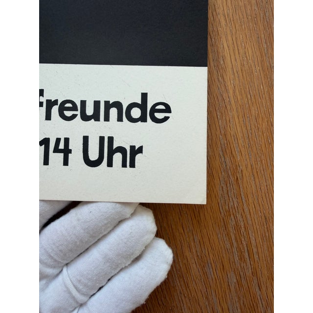 Hans Joachim Zeidler (Born 1935), Galerie Für Graphikfreunde Frankfurt, Exhibition Poster, Printed in German For Sale - Image 11 of 13