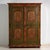 Painted Armoire in Pine, Central Europe, 1831 For Sale - Image 3 of 6
