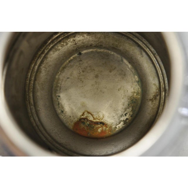 Vintage Art Deco Figural Chrome Metal Barware Samovar Decanter W/ Shot Glasses - 7pcs For Sale - Image 16 of 18