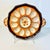 This is a beautiful Deviled Egg Serving Plate. It’s all hand-painted and features a scroll and botanical raised design on...