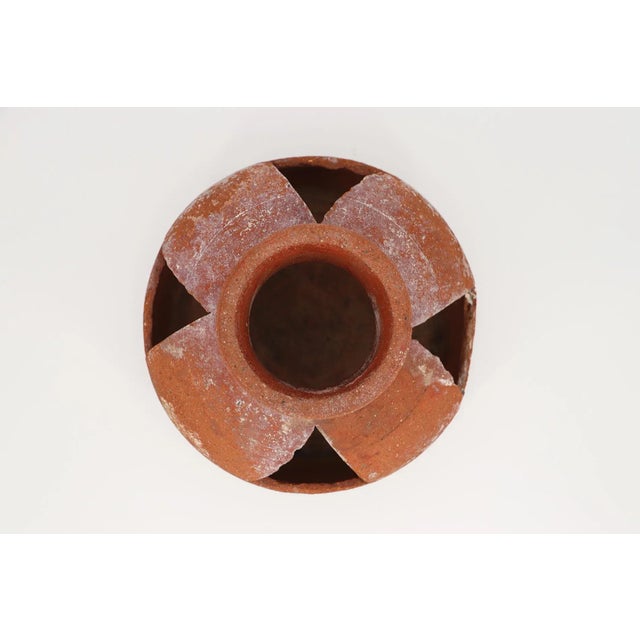 18th Century Portuguese Baroque Terracotta Table Lantern For Sale - Image 11 of 12