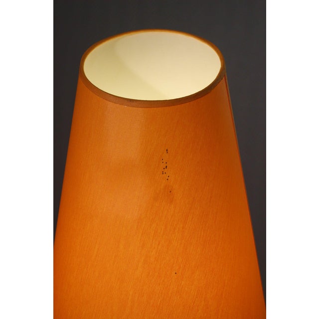 Large Orange Ceramic Table Lamp by Louis Drimmer, 1980s For Sale - Image 15 of 16