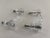 1930s Pair of Vintage Clear Glass Bridge Drawer Pulls, 1930s–1940s Glass Cabinet Knobs== For Sale - Image 5 of 18