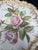 Limoges, France Antique French Limoges Hand Painted Rose Cabinet Plate, Gilt Scalloped Edge, c.1900 For Sale - Image 4 of 8