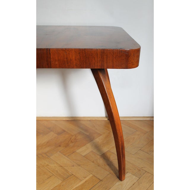 Brown Type H 370 Coffee Table by Jindrich Halabala, 1930s For Sale - Image 8 of 12