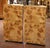 Chrome Pair of Mid-Century French Art Deco Burl Elm Bedside Tables Nightstands For Sale - Image 8 of 10