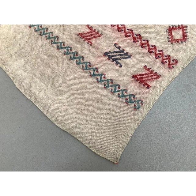 Textile Vintage Turkish Narrow Kilim Runner Rug For Sale - Image 7 of 11