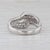 0.30ctw Diamond Bypass Ring 14k White Gold Size 7 For Sale In Greensboro - Image 6 of 8