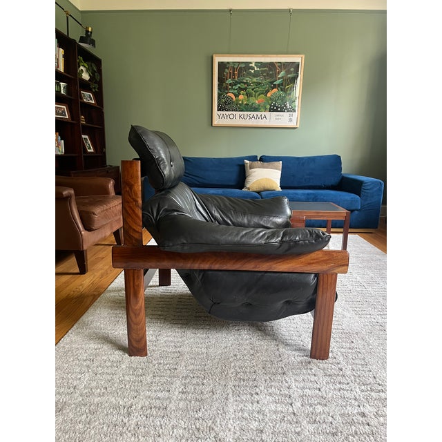 Mid-Century Modern 1970s Attributed to Percival Lafer Chair For Sale - Image 3 of 4