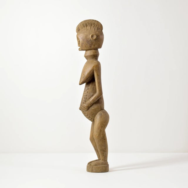 Brown Early 20th Century Bozo Female Maternity Figure Mali For Sale - Image 8 of 12