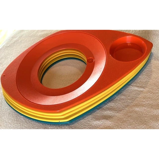 Vintage Better Maid Plastic Paper Plate & Cup Holders Set of 5 MCM BBQ Party For Sale - Image 10 of 10