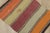 1970s Farmhouse Orange Striped Kilim For Sale - Image 11 of 13