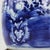Blue and White Antique Porcelain Vase Lamp With Cobalt Floral Motif on Wood Base For Sale - Image 10 of 16